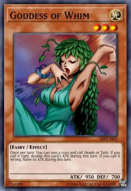Edison Rulings for Goddess of Whim